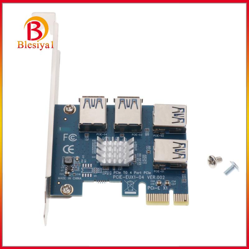 [BLESIYA1] PCIE PCI-E 1 to 4 External PCI Express 16X Slots Riser Card Adapter Card