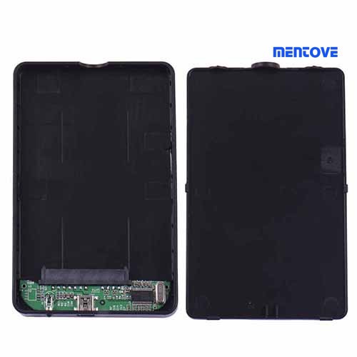Hộp Đựng Ổ Cứng Ngoài Ssd 2.5 Inch Sata Usb 2.0 Hdd Màu Đen | BigBuy360 - bigbuy360.vn