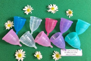 Cốc nguyệt san Eva cup (Kèm túi vải, cốc tiệt trùng, gel rửa)
