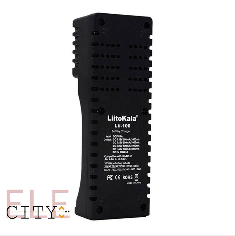 Bộ Sạc Pin Liitokala Lii-100B 18650 26650 21700 Ni-Mh