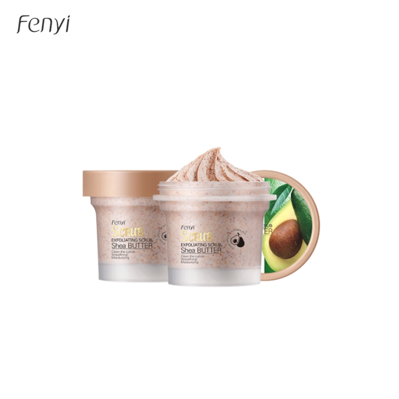 Fenyi Shea Butter Avocado Body Scrub Exfoliating 100g x 2pieces