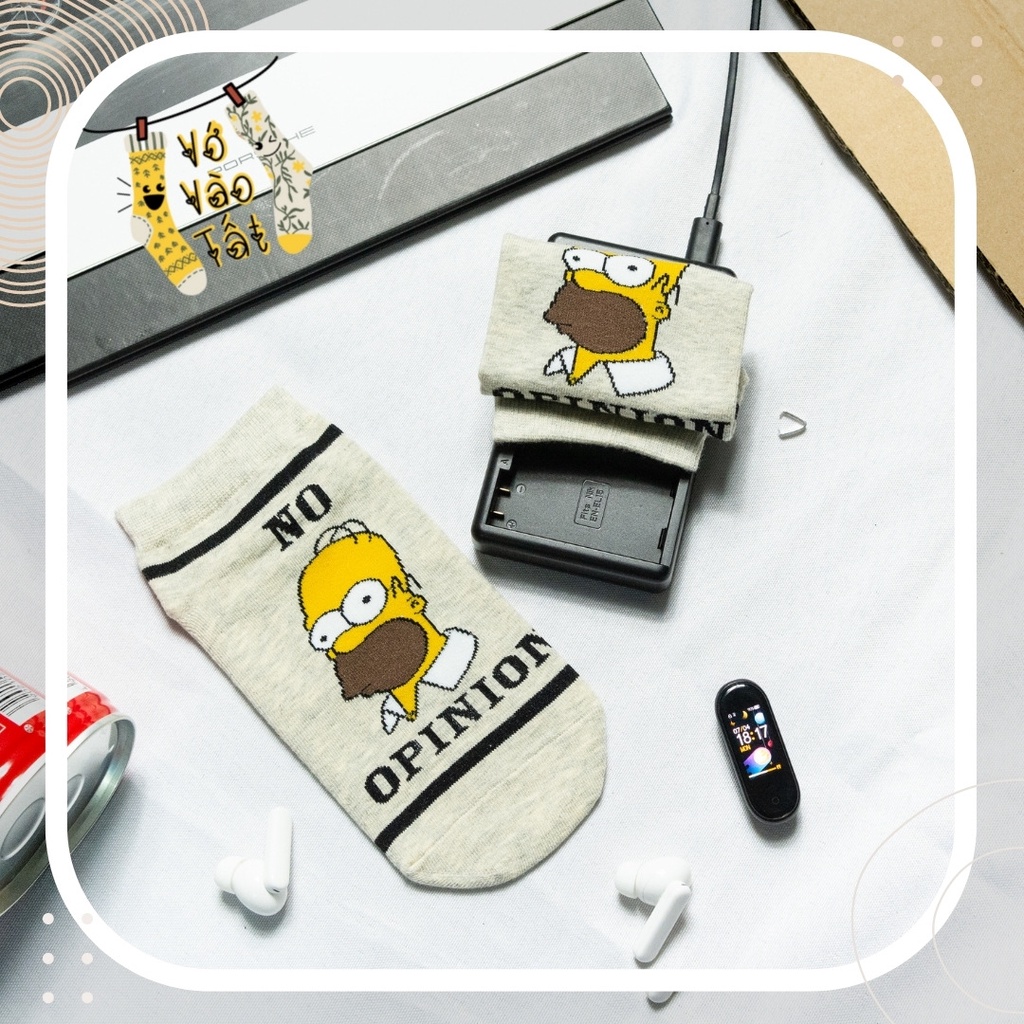 TẤT VỚ CỔ NGẮN UNISEX SIMPSON