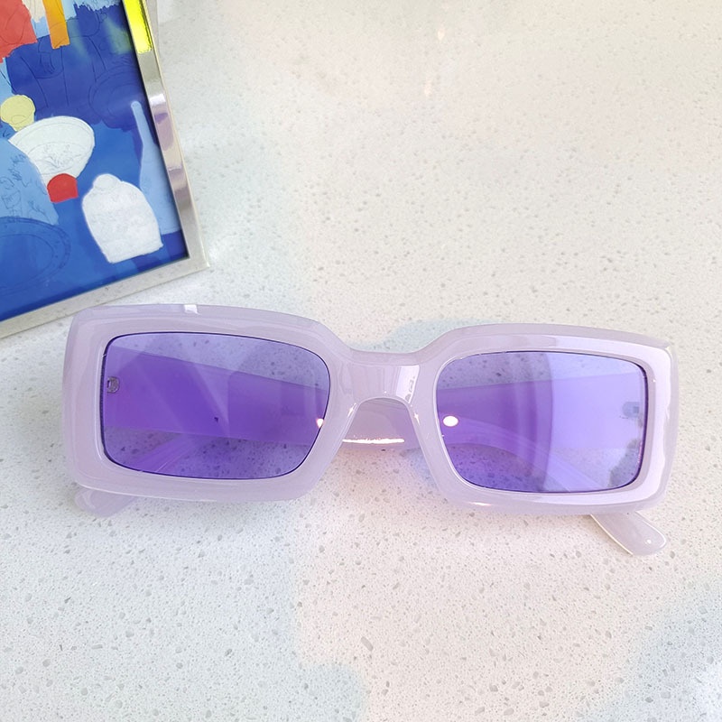 (JIUERBA) Kính Râm Chống Nắng Mùa Hè Màu Kẹo Tươi Mới Phong Cách Hàn Quốc