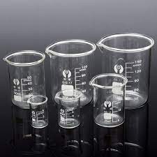 Cốc thủy tinh có mỏ chia vạch, cốc thủy tinh thí nghiệm, cốc đốt thủy tinh, becher thủy tinh chịu nhiệt, kháng hóa chất