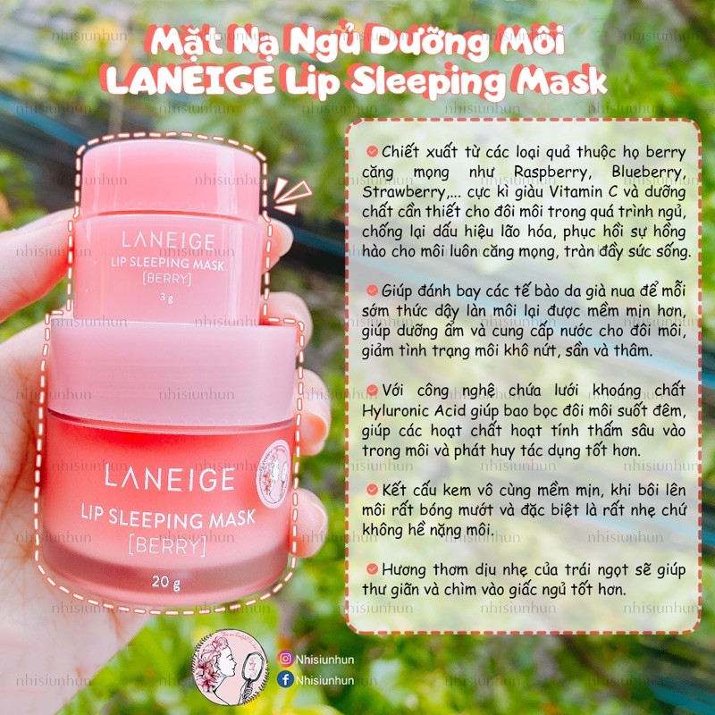 Mặt nạ ngủ môi Laneige Lip Sleeping Mask