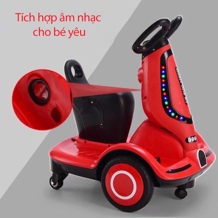 [Ảnh Thật] Mô Tô Điện Nhập Khẩu Xe Điện Trẻ Em  - Có Còi Nhạc Đèn Cho Bé Trai Bé Gái XD001