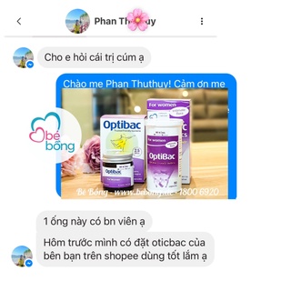 Men vi sinh Optibac tím 30v/90v