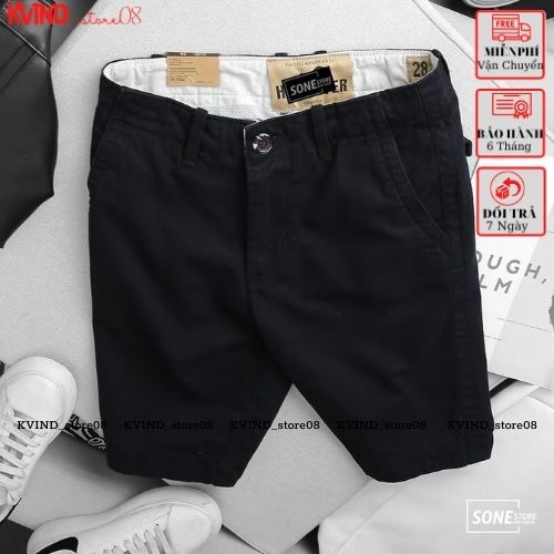 Quần Sọt kaki nam xoắn line, Quần Short kaki_KVINDstore08