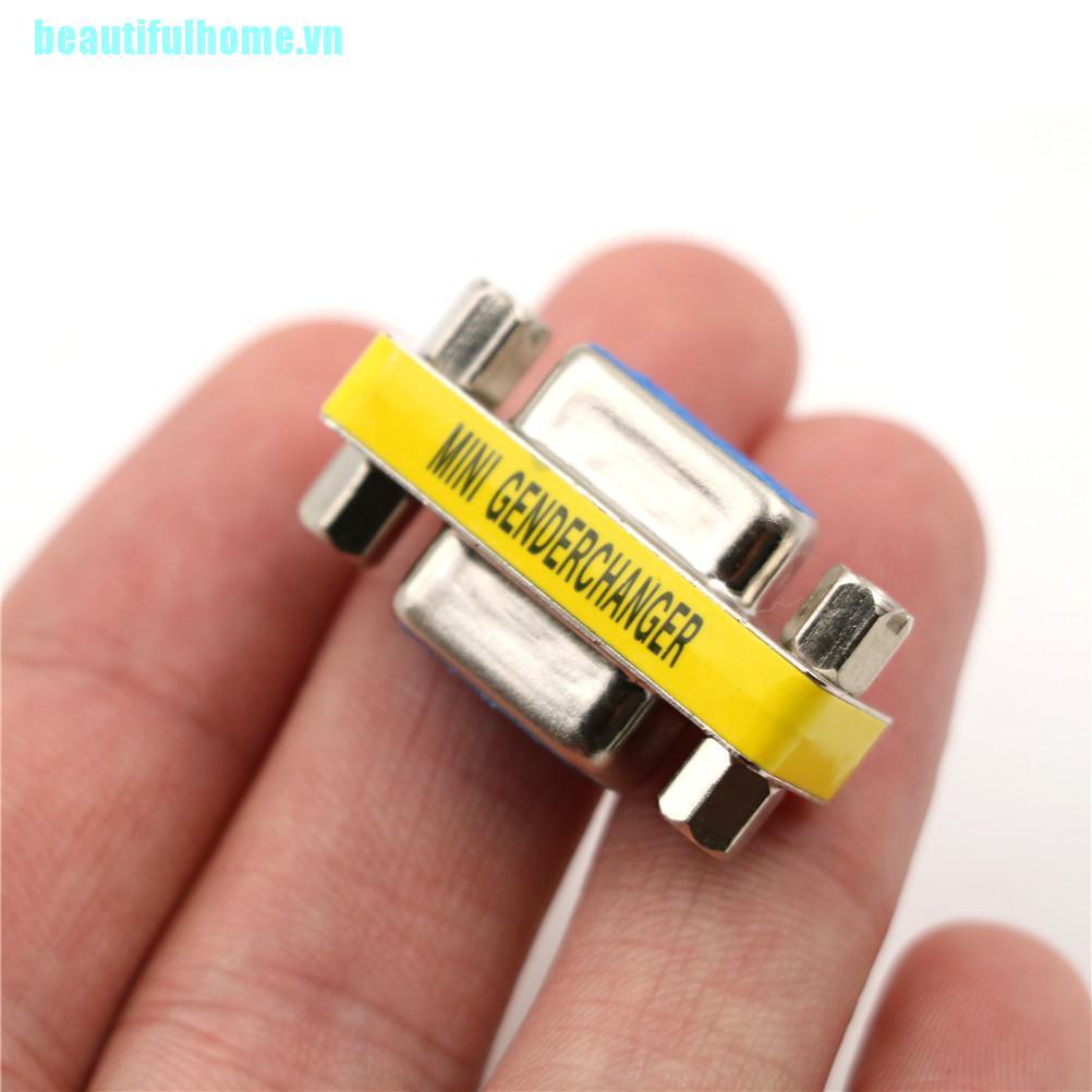 Đầu Chuyển Đổi Rs-232 Db9 9-Pin Female Sang Female F / F