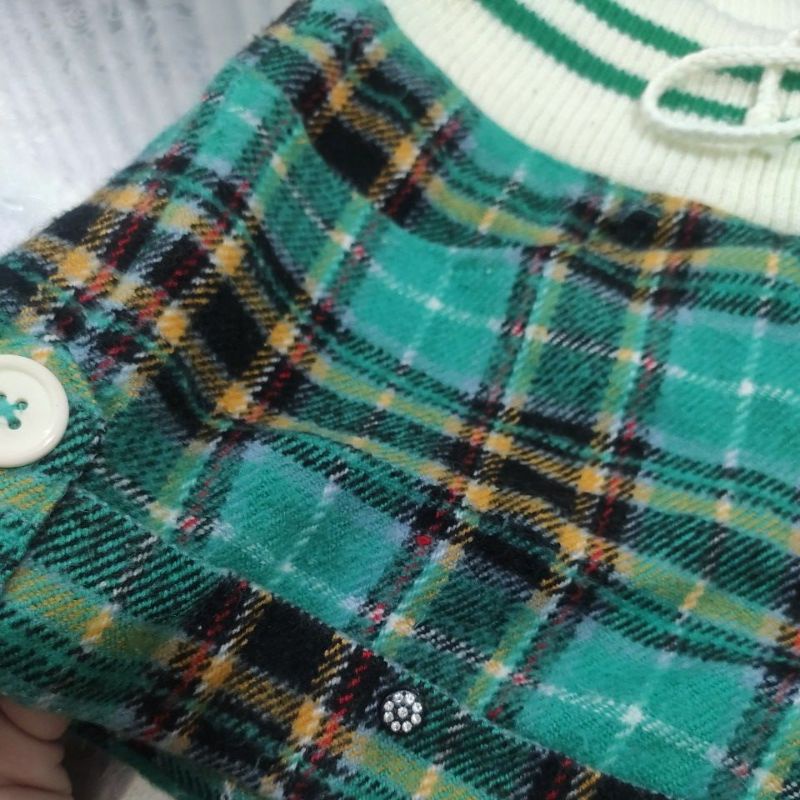 Quần shorts caro chất dạ