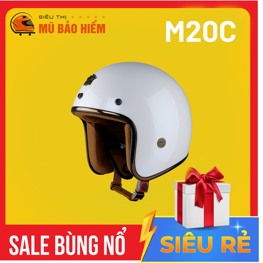 Mũ bảo hiểm giá rẻ Royal M20C Thời Trang - Hàng Chính Hãng