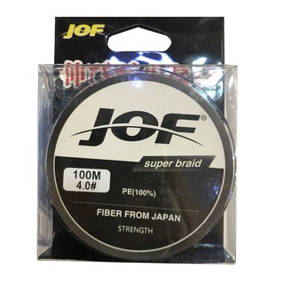 Dây dù câu cá lóc siêu bền JOF JOF SUPER BRAID 100M , dây pe câu lure lóc cá chẽm cá tráp chuối giá rẻ