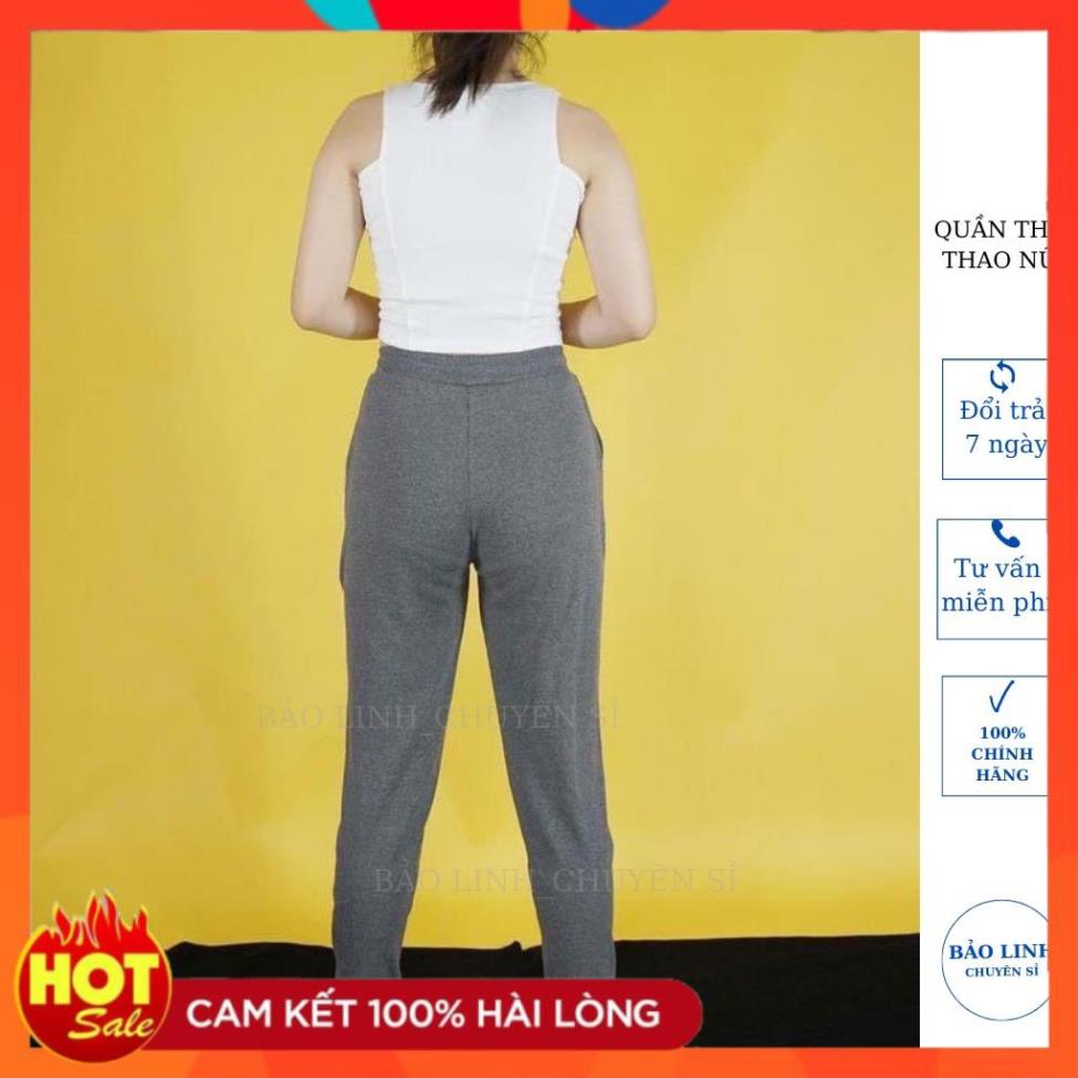 [sale hot] Quần len tăm nữ BIGSIZE dáng thể thao cạp chun bo gấu phù hợp với moi lứa tuổi