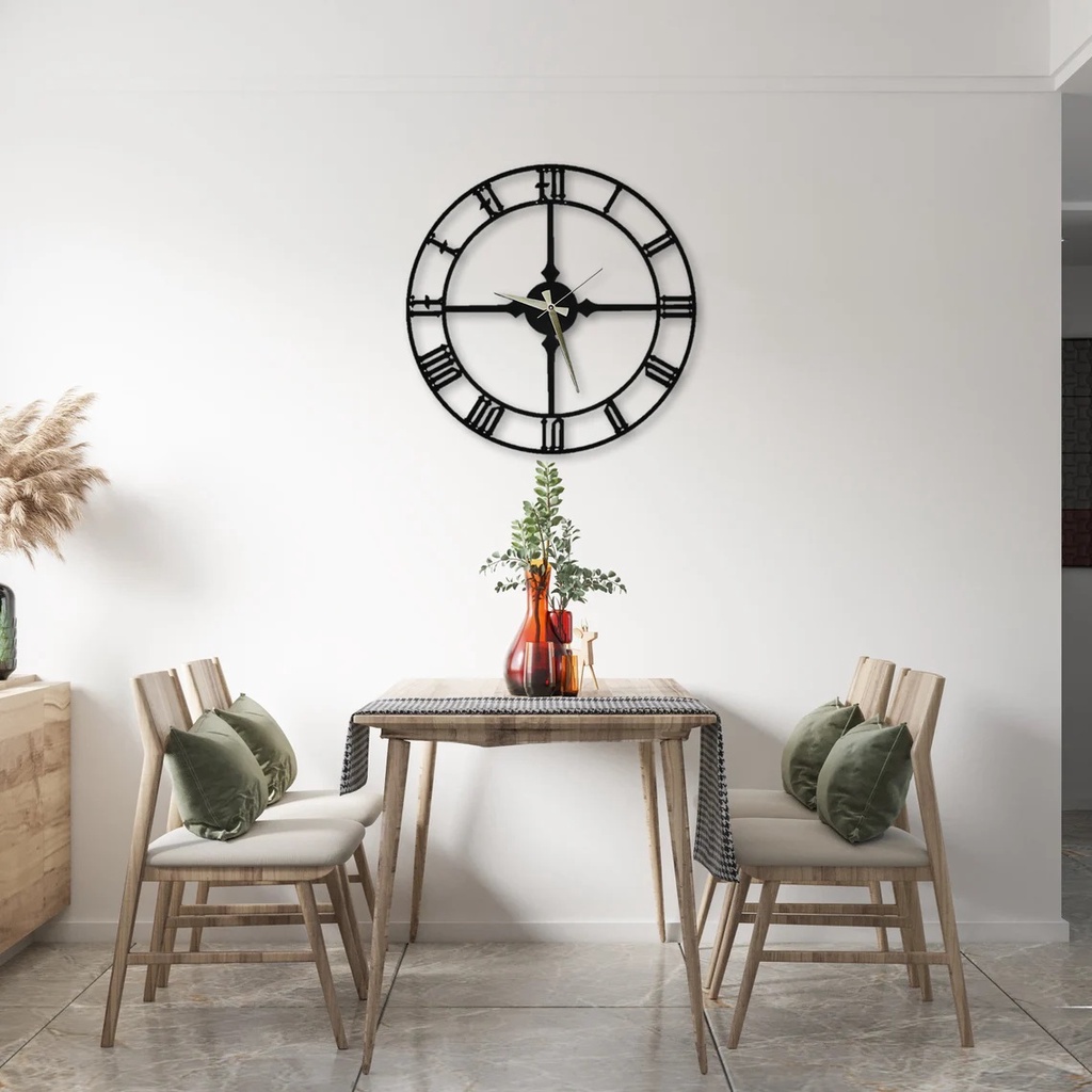 Đồng hồ treo tường Thegioipuzzle bằng kim loại bền đẹp DH003