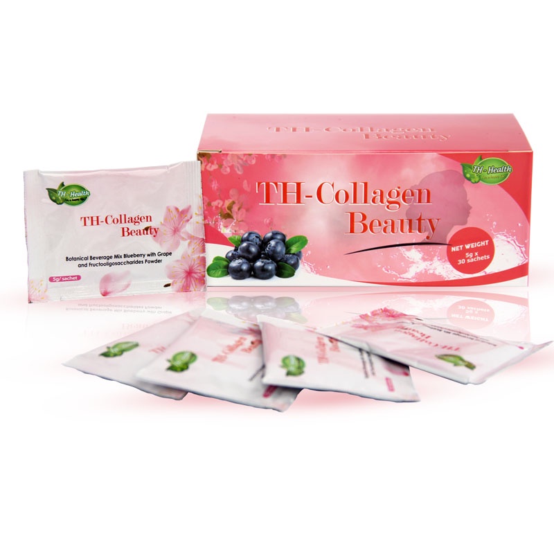 TH Collagen Beauty Tăng Nội Tiết Tố Nữ Tăng Collagen Đàn Hồi Làm Đẹp Da Hộp 30 gói Từ Malaysia - Collagen hữu cơ