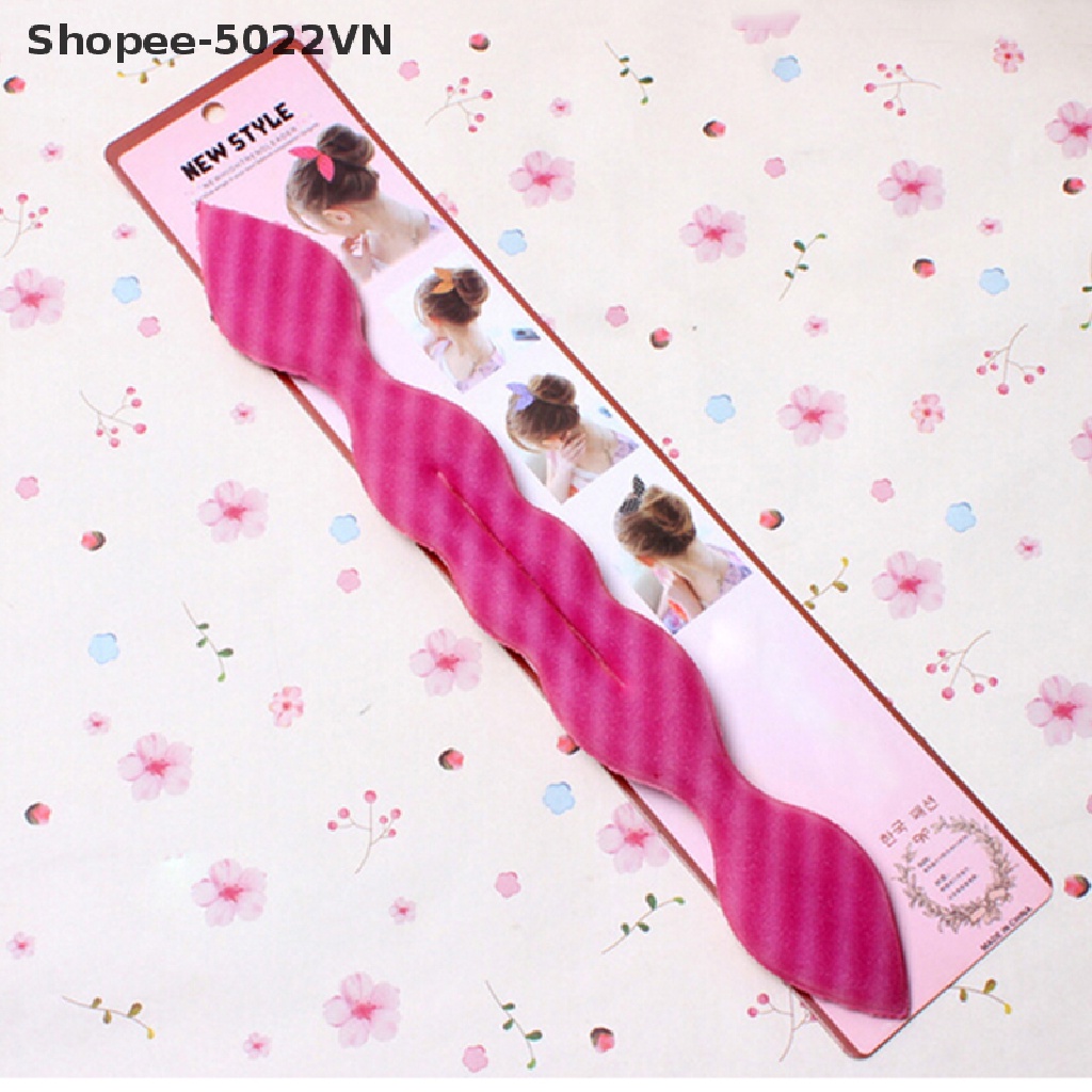 [Hàng mới về] Dụng cụ búi tóc kiểu tai thỏ bằng mút xốp kích thước 29.5cm