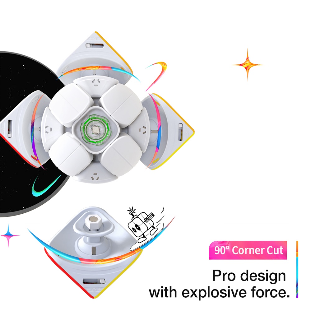 Khối Rubik GAN251 M Pro Air Leap 2x2 GAN 251 M 2x2x2 GAN251