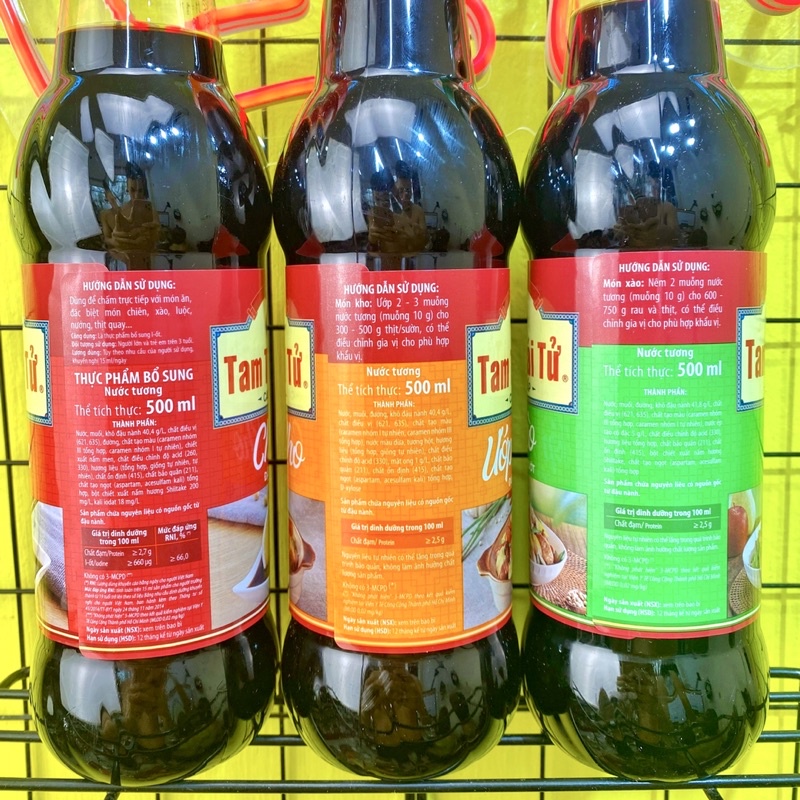Nước tương Tam Thái Tử Cao Cấp chai 500ml