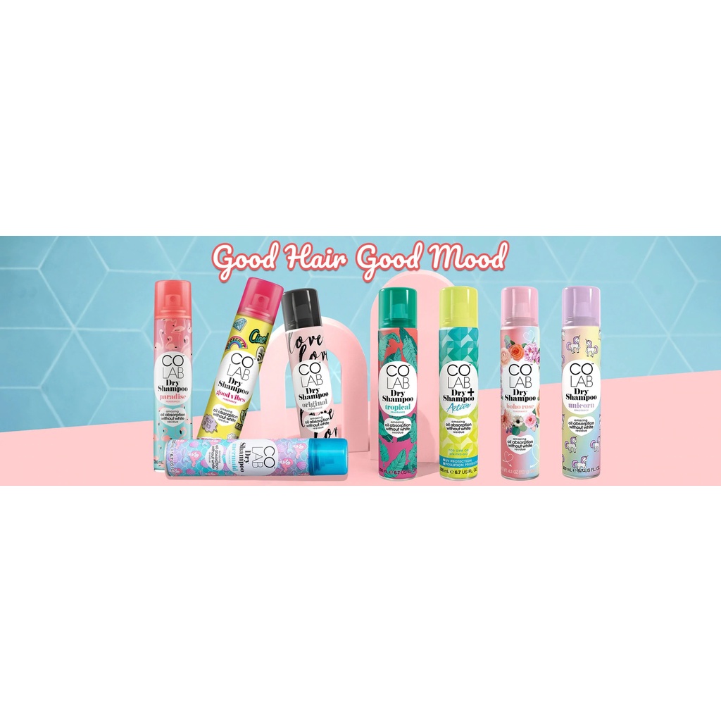 Dầu Gội Khô Colab Dry Shampo-Uk