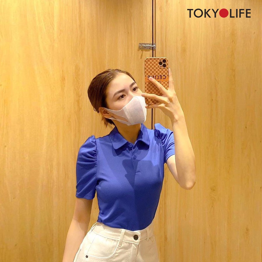 [Mã WABRTKL11 giảm 10% đơn 250K] Áo Polo Nữ TOKYOLIFE vai bồng I9POL505I | BigBuy360 - bigbuy360.vn