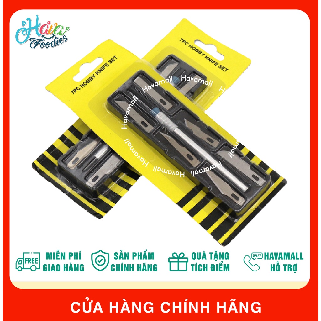 Bộ Dao Điêu Khắc 7 Món - Hobby Knife Set