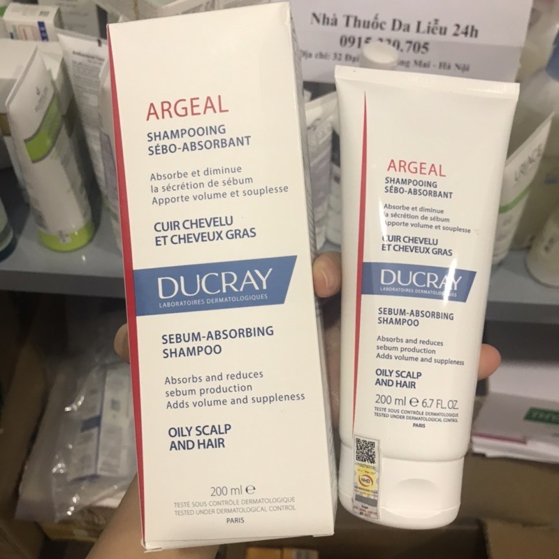 DẦU GỘI CHO TÓC DẦU DUCRAY ARGEAL 200ml