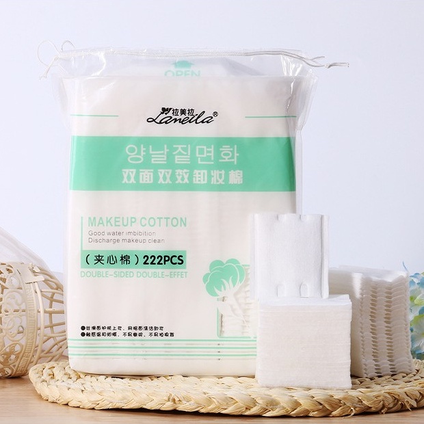 Bông tẩy trang Lameila túi 222 Miếng BLML222 | BigBuy360 - bigbuy360.vn