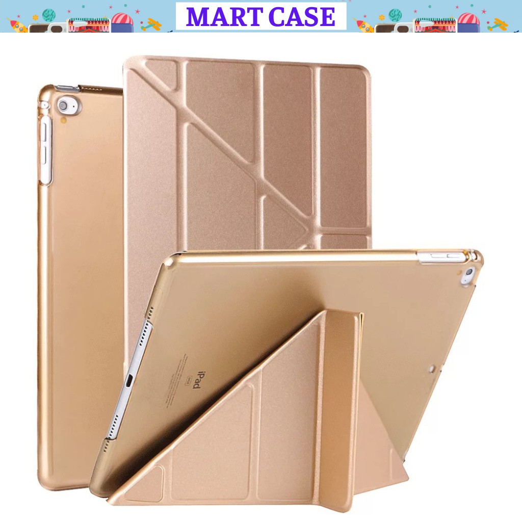 Bao da ipad tam giác nhiều màu ốp ipad Gen 5/6/7/8/9/Air 1/2/3/Pro 10.5/Mini 1/2/3/4/5...MART CASE