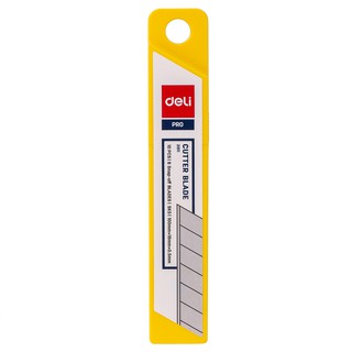Lưỡi dao rọc giấy DELI, cỡ lớn, (10 chiếc lưỡi/hộp) E2011
