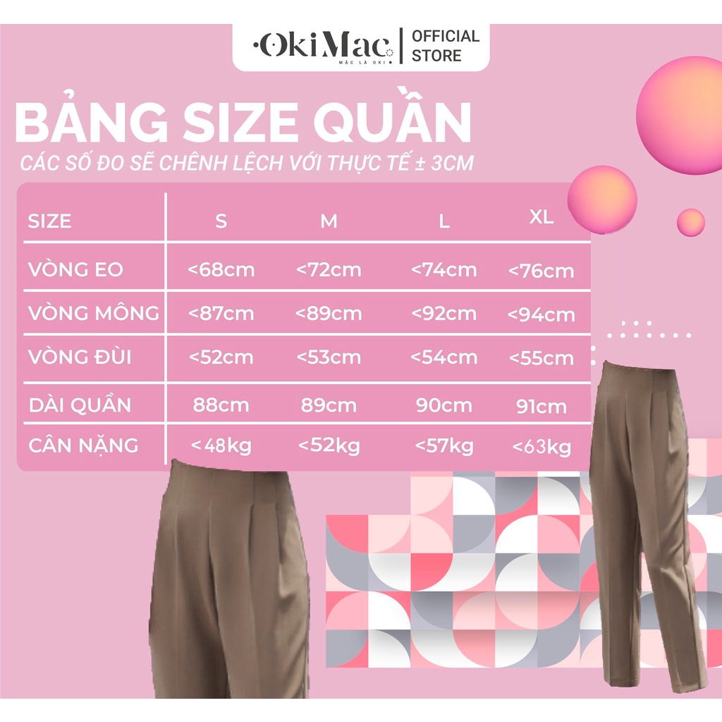 Quần short nữ OKIMAC quần kaki nữ ống rộng lưng cao cạp cao ôm lưng dáng chữ a phong cách hàn quốc đi chơi công sở