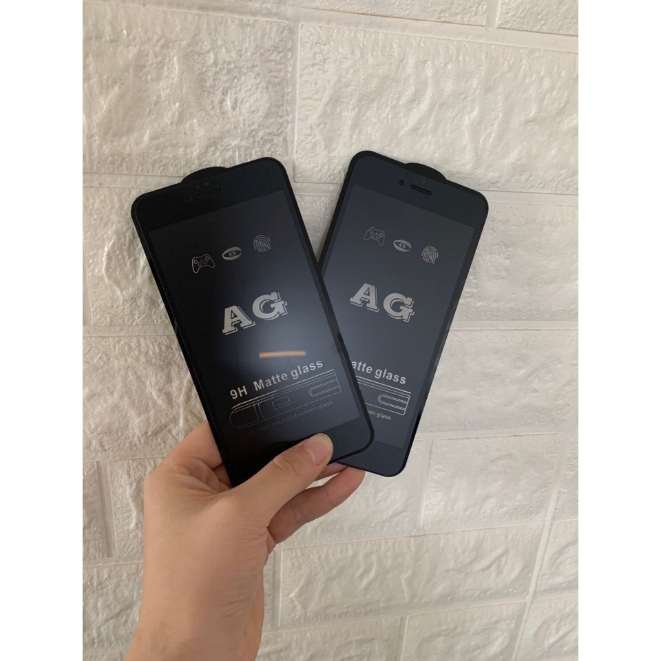 ⚡️Giá Sỉ⚡️Kính Cường lực Chống Vân Tay Full Màn Cho iphone_Miếng Dán Điện Thoại iphone - Cường Lực iphone