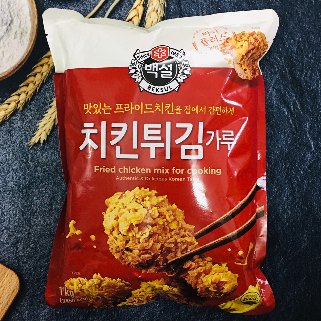 Bột chiên gà rán giòn KFC BEKSUL Hàn Quốc