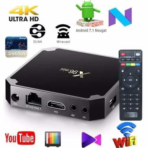 Đầu Thu Tv Box Android X96 Mini 2gb 16gb Lan S905w Bluetooth Mira Dual Wifi Hp