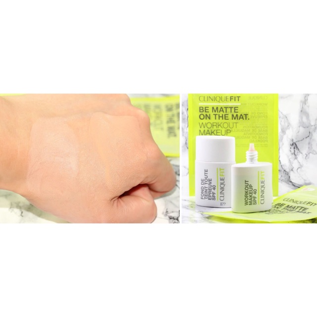 Kem nền chống nước CliniqueFIT Workout Makeup SPF 40 (10ml) | BigBuy360 - bigbuy360.vn