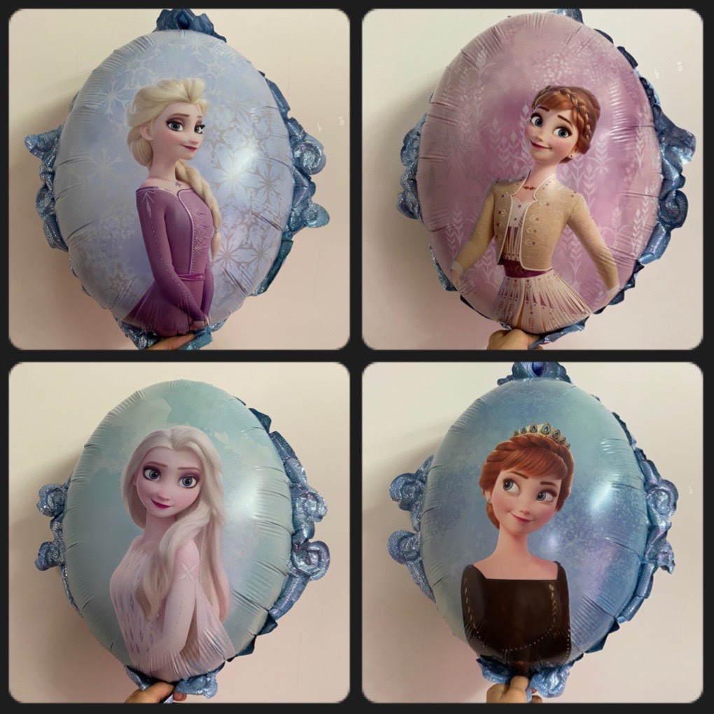 BÓNG TRÁNG NHÔM TRUNG GƯƠNG ELSA FROZEN, BÓNG KIẾNG TRANG TRÍ TIỆC