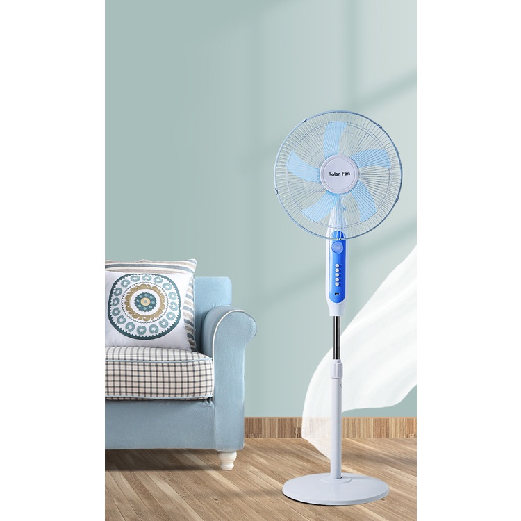 Quạt năng lượng mặt trời Kitawa 25W KQ525-T màu trắng