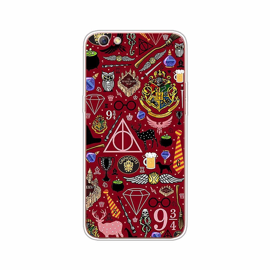 Ốp silicon Mềm Phong Cách Harry Potter Cho Oppo Realme C1 C2 2 Pro A53 2015 2020 R9S