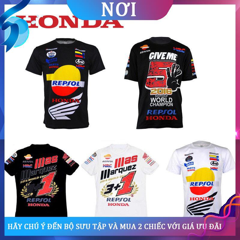 ㍿Hiromoto / HONDA Speed ​​Conquest Xe đạp leo núi Đi Jersey Áo tay ngắn dành cho nam giới máy địa hình vào mùa h