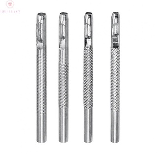 Set 4 Dụng Cụ Đục Lỗ Dây Nịt Da 2.5mm-4mm