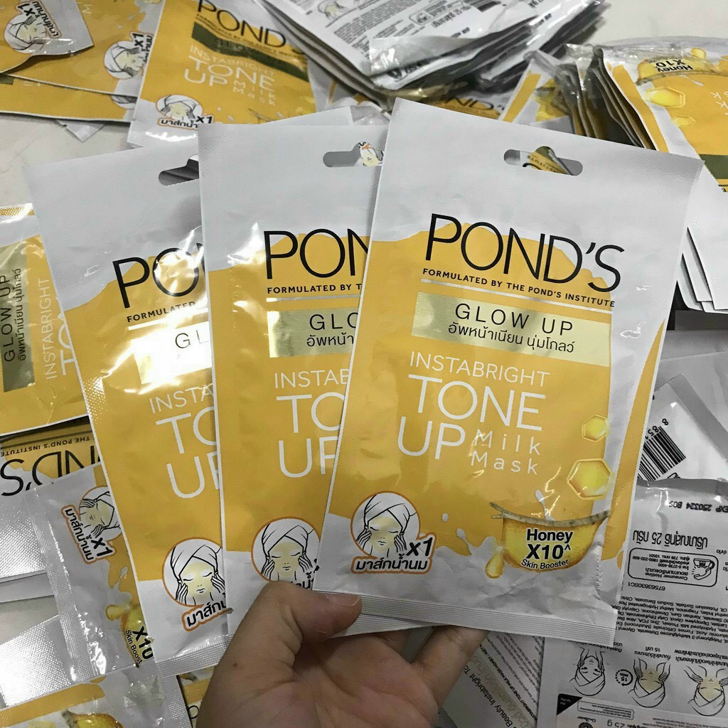 Mặt nạ POND'S nâng tone dưỡng trắng và tinh chất ngăn ngừa lão hóa Pond's Serum Mask 25g