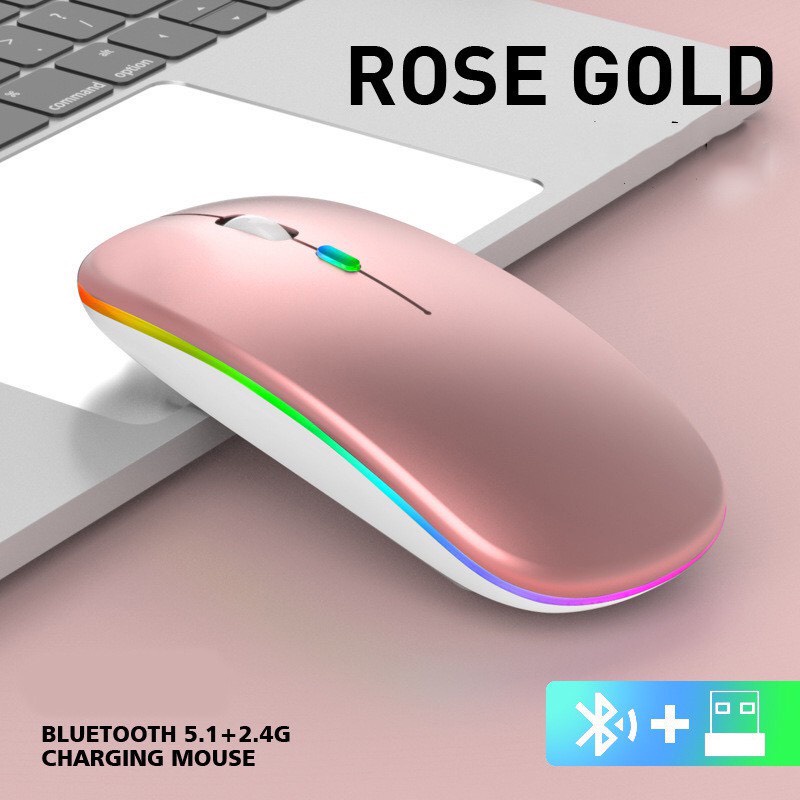 Chuột Máy Tính Không Dây A2 Pro Dùng Pin Sạc,Chuột Bluetooth Click Không Gây Tiếng Ồn, Hàng Cao Cấp Bảo Hành 1 Năm