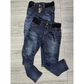 Quần Jean Dáng Boy Nút Dư Xịn