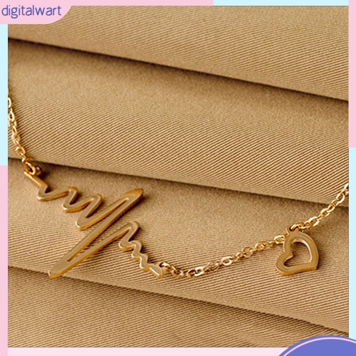 Dây chuyền mặt hình nhịp tim cá tính sang trọng dành cho nữ