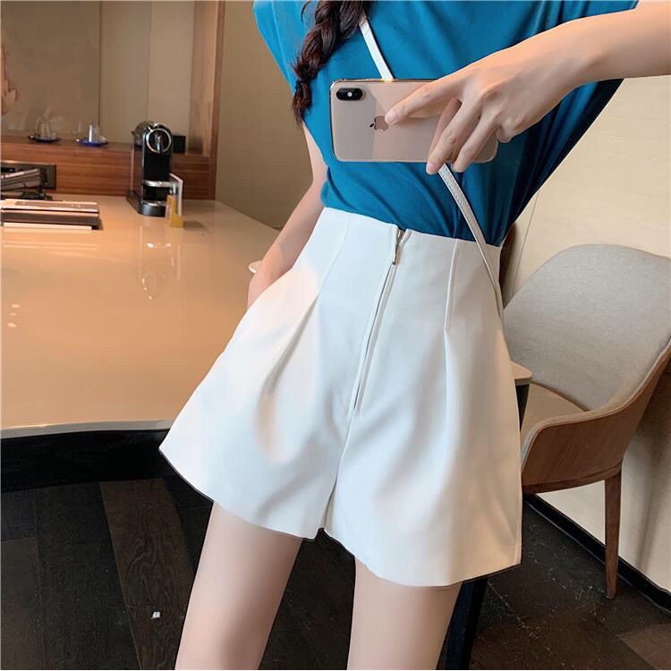 [HÀNG CAO CẤP] Quần Short Nữ thiết kế cạp cao, chất liệu tuyết mưa siêu sang chảnh, đứng form