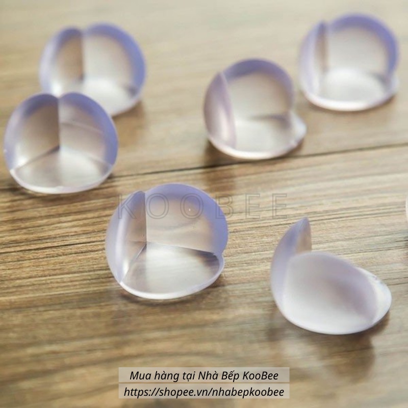 Bịt góc bàn,bịt cạnh bàn silicon cao cấp KooBee - Miếng dán góc bàn, bọc góc kính an toàn cho bé (AT02)