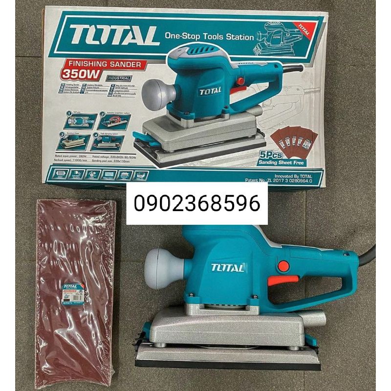 350W Máy chà nhám chử nhật TOTAL TF1302206