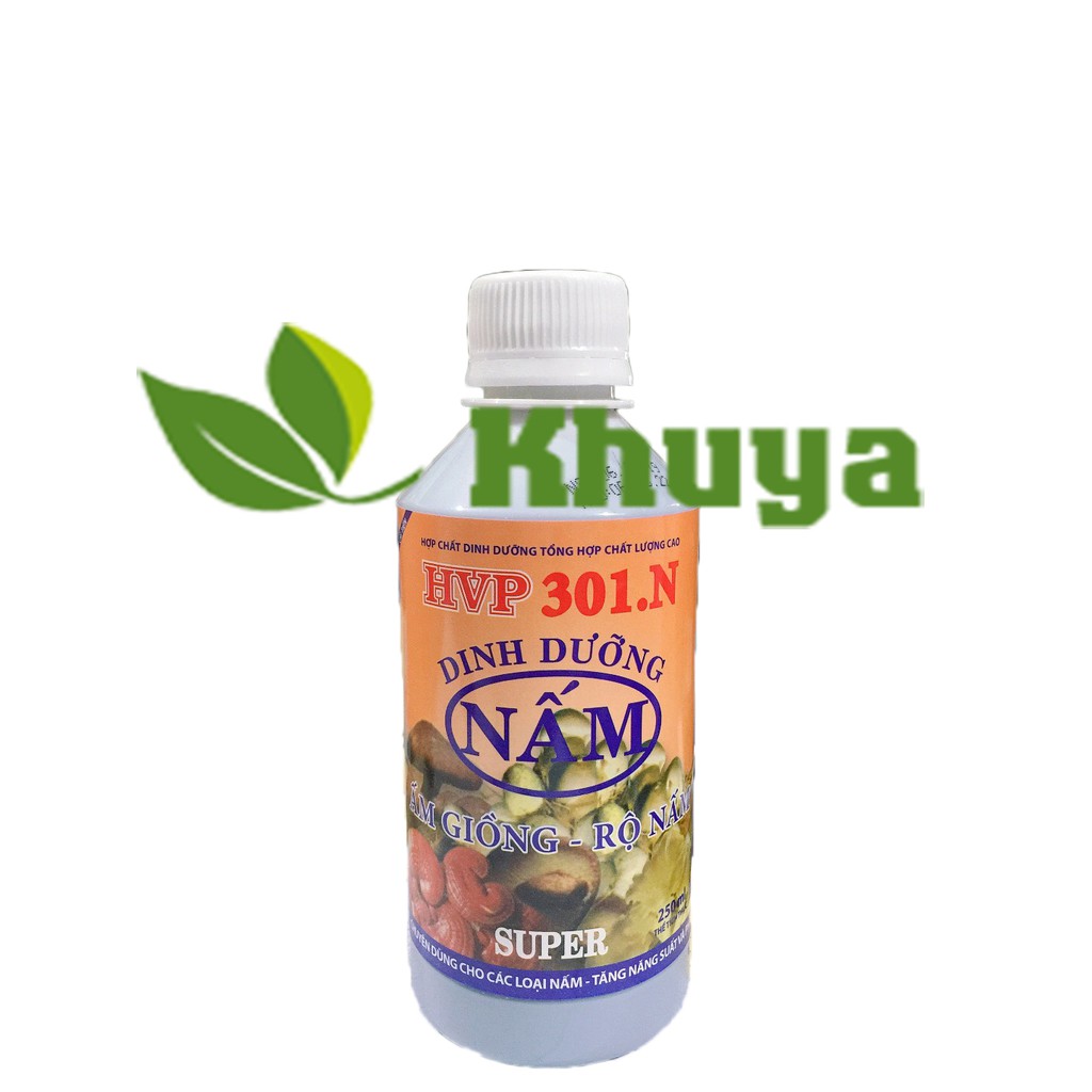 Phân bón Hợp chất dinh dưỡng nấm HVP 301N chai 250ml