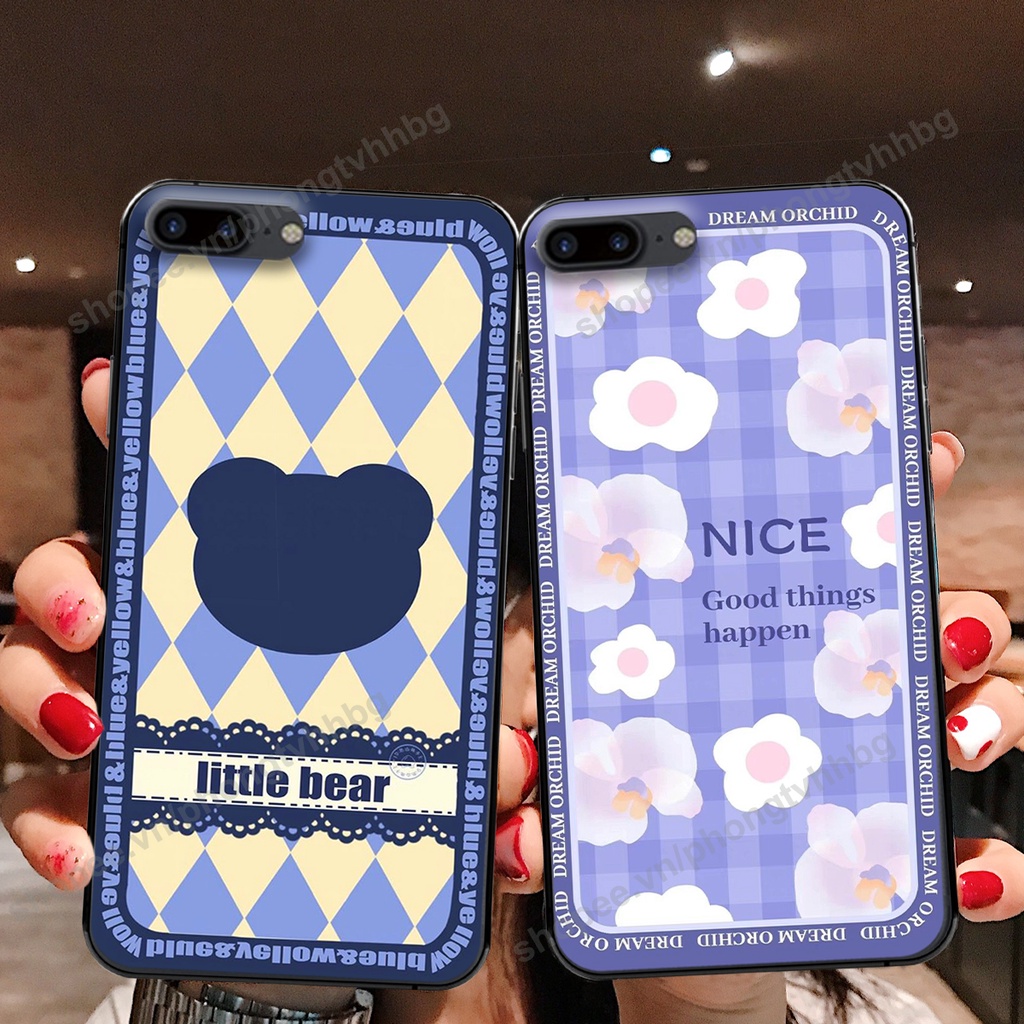 ỐP LƯNG IPHONE 7 PLUS- IPHONE 7S PLUS- IPHONE 8 PLUS trái tim gấu cực cute thể thao siêu cá tính