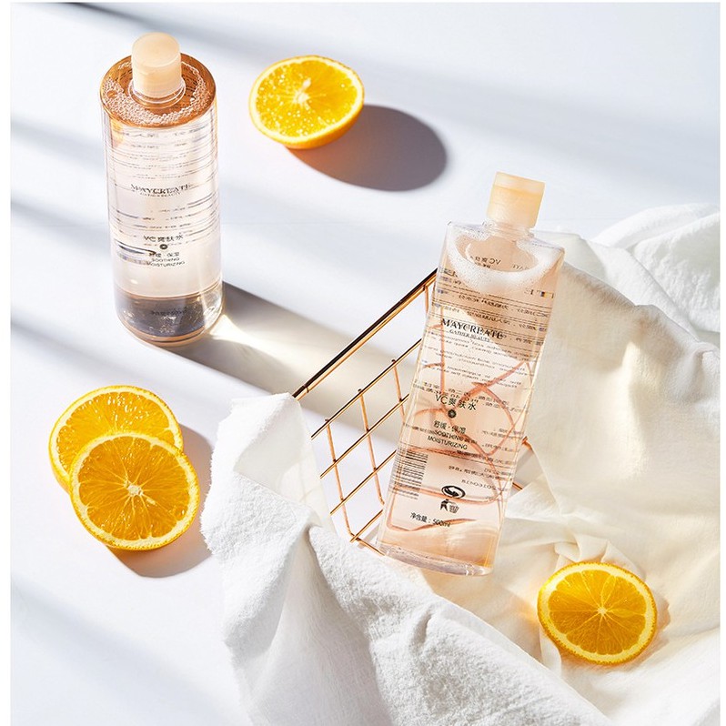 Nước hoa hồng Maycreate VC Smoothing Moisturising Toner 500ml Sena Beauty | BigBuy360 - bigbuy360.vn