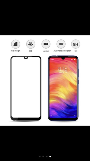 Cường Lực Xiaomi Redmi Note 7 full màn